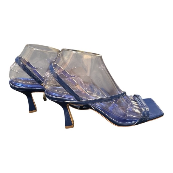 Marc Ellis Blue Strappy Heels – Patent Leather – Size 38/38.5 – NWT - Picture 7 of 8